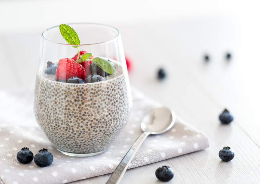 coconut chia seeds pudding